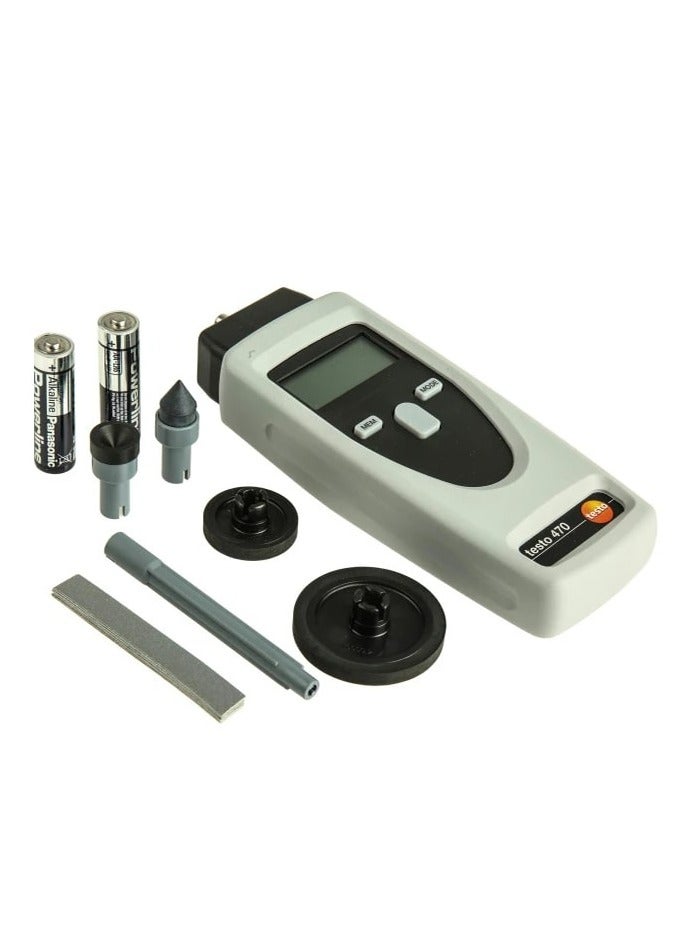 Testo 470 Dual Optical & Mechanical Tachometer (Order Code: 0563 0470) - Image 2