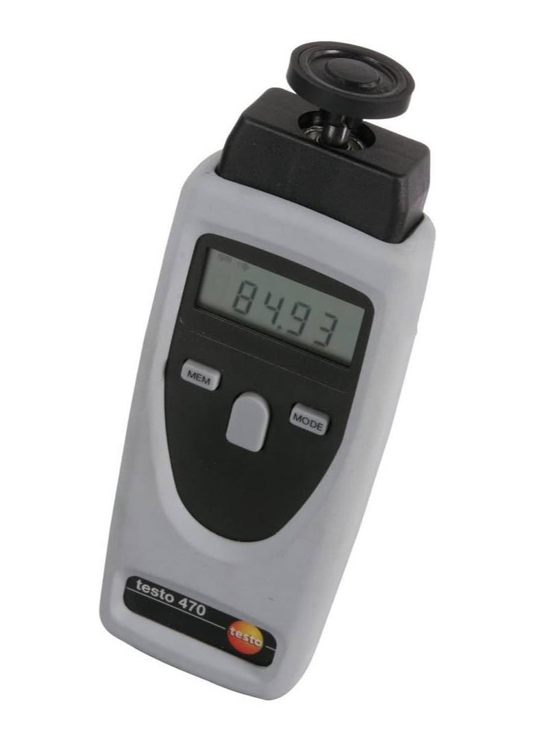 Testo 470 Dual Optical & Mechanical Tachometer (Order Code: 0563 0470) - Image 3