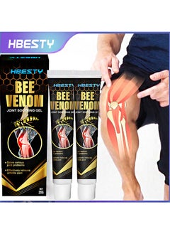 HBESTY 2 Pieces Of Bee Venom Joint Soothing Gel,For Muscle And Knee Pain Relief  - Image 1