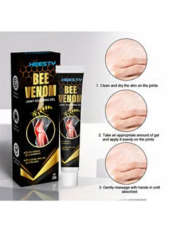 HBESTY 2 Pieces Of Bee Venom Joint Soothing Gel,For Muscle And Knee Pain Relief  - Image 5