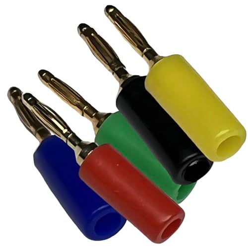 CESS 5-Colors 2mm Mini Banana Male Plug Jack Cable Connector (10 Pack) - Image 4