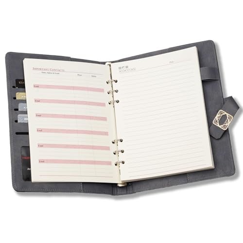 COI Undated 2026 Organizer Notebook & Productivity Diary Daily Planner, Weekly & Monthly Life Journal, with Pen - Image 5