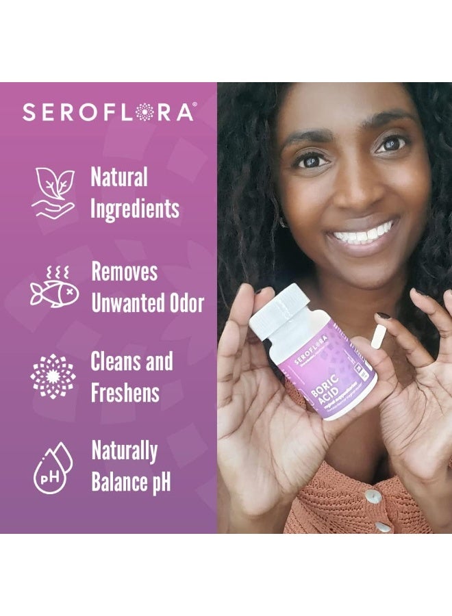 Serovera Seroflora Boric Acid Suppositories 600mg with Vaginal Applicator - Image 2