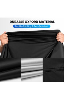SYOSI Waterproof Motorcycle Cover, Outdoor Motorcycle Cover Motorbike Cover, All Season Outdoor Protection, Motorcycle Garage Cover Winter-proof with 2 Windproof Buckles Lock Hole  - Image 4