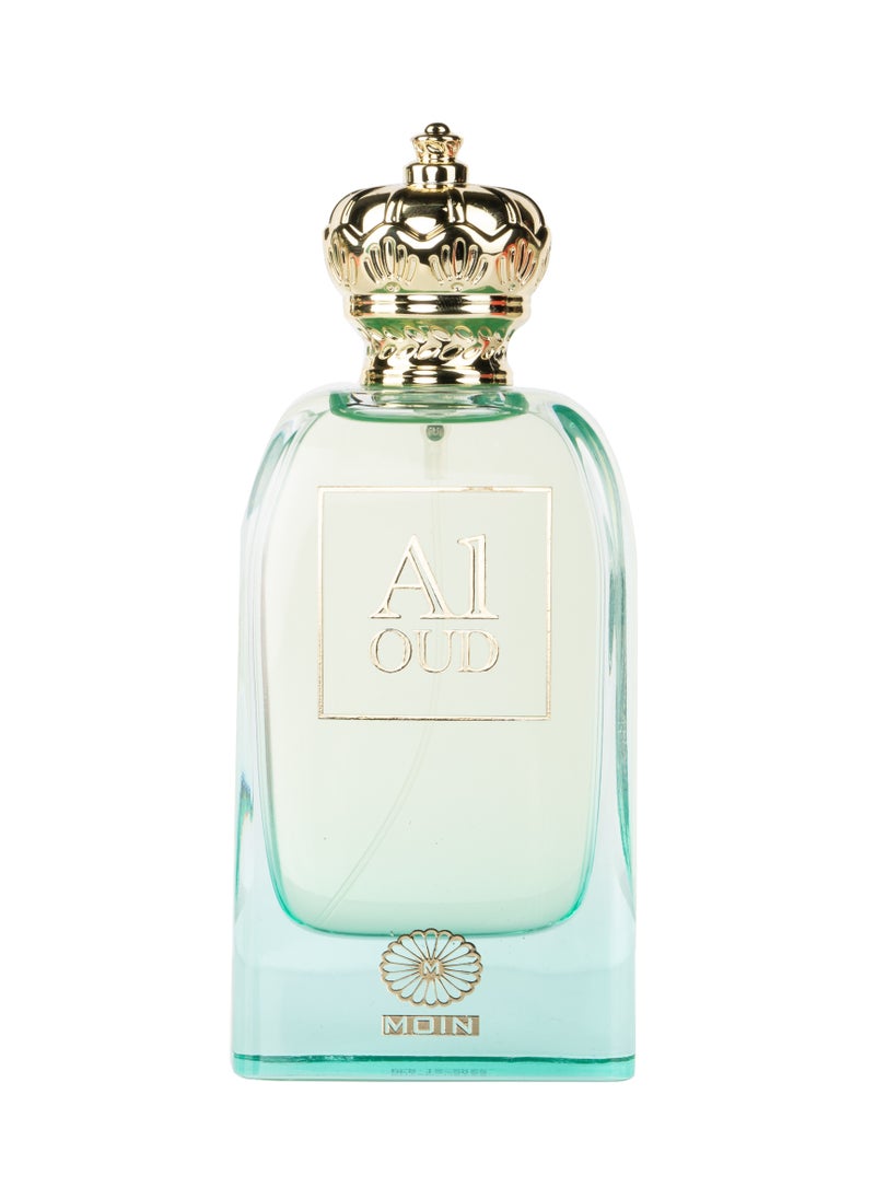 Moin A1 Oud Perfume 100ml - Luxurious Rose, Oud, Amber & Patchouli Fragrance for Men & Women - Long Lasting Woody & Floral Scent - Elegant & Sophisticated Gift Idea  - Image 3