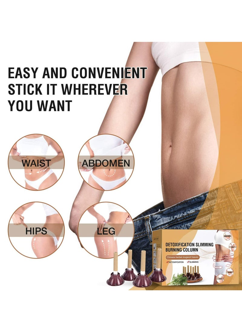 CMGTYYD 20Pcs Moxibustion Gathering Energy Burning Column,Moxibustion Stick for Cervical Spondylosis,Periarthritis Shoulder,Neck, Pain Waist and Legs,Natural Chinese Herbal Mugwort Moxibustion Wormwood  - Image 3