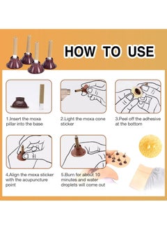 CMGTYYD 20Pcs Moxibustion Gathering Energy Burning Column,Moxibustion Stick for Cervical Spondylosis,Periarthritis Shoulder,Neck, Pain Waist and Legs,Natural Chinese Herbal Mugwort Moxibustion Wormwood  - Image 5
