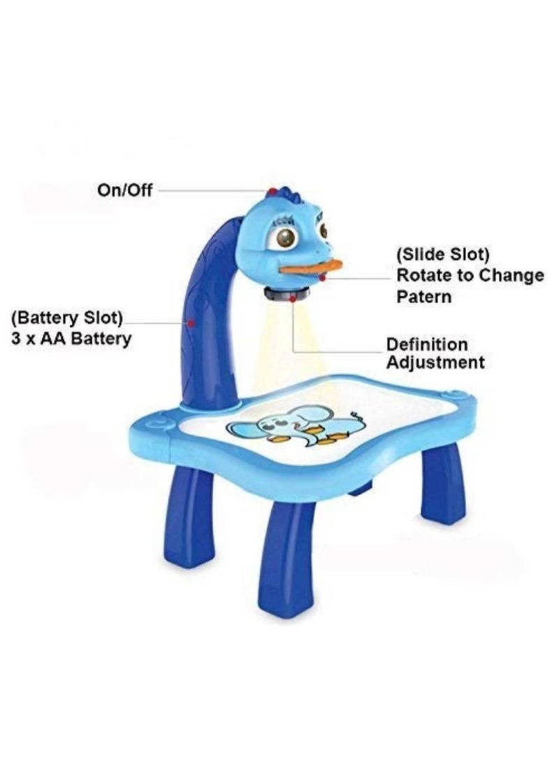 We Happy Kids Educational and Skills Developer Painting Projector Table Toy With Light and Music 17 PCS Set - Image 4