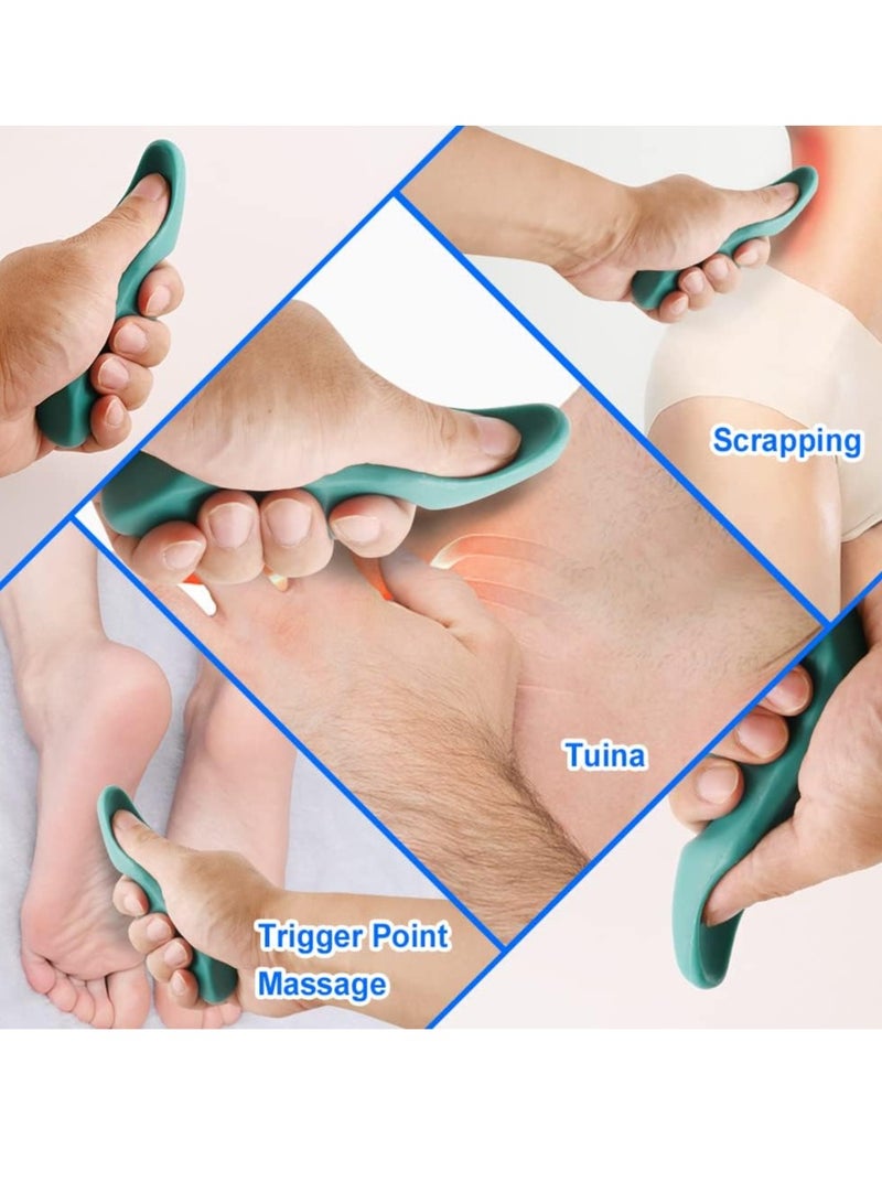 general Manual Trigger Point Massage Tool and Thumb Saver for Full Body Deep Tissue Massage, with 3-Legged Massage Knobs, Stress Relief - Image 4