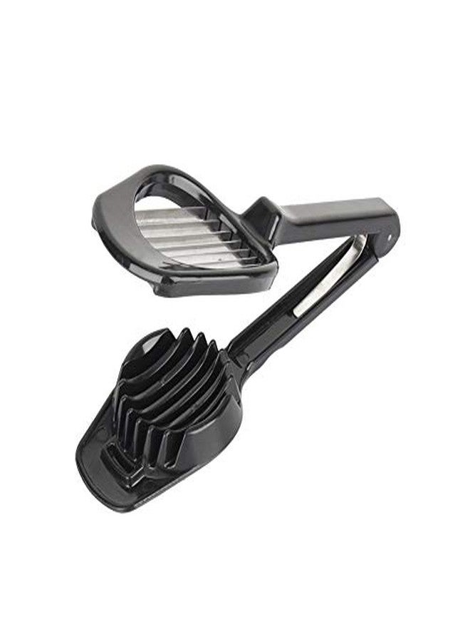 Haofy Egg Slicer, Boiled Egg Cutter, Multifunctional Handheld Kiwi Banana Strawberry Fruit Slicer, Stainless Steel Wire with 2 Cutting Faces, Home Kitchen Bar Tool - Image 1