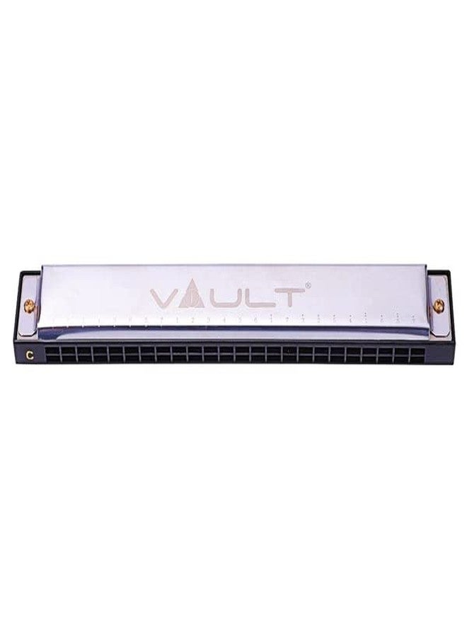 Vault HA1020 Key G 24-Hole Harmonica/Mouth Oragan For Beginner & Professional - Image 1