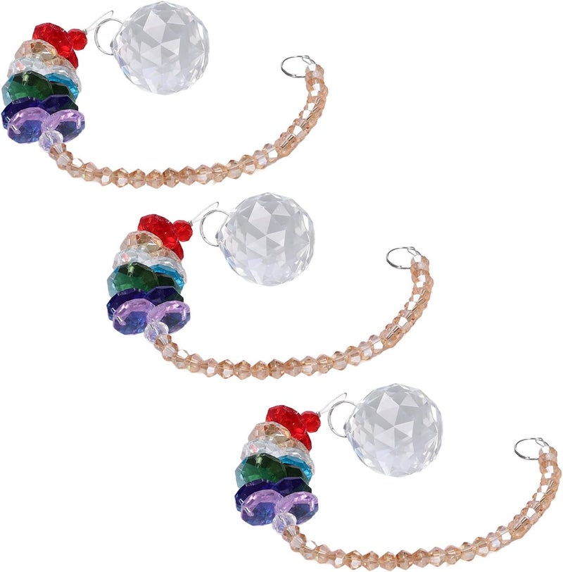 Drop Shaped Crystal Sun Catcher, Sun Catcher for Window and Car, Colorful Prism Hanging Decoration with Refractive Light Effect for Indoor Outdoor Use - Image 4