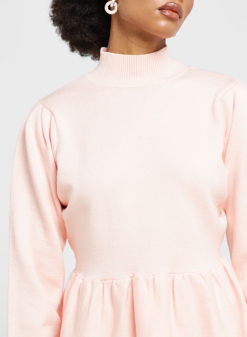 ELLA Peplum Detail Sweater  - Image 3