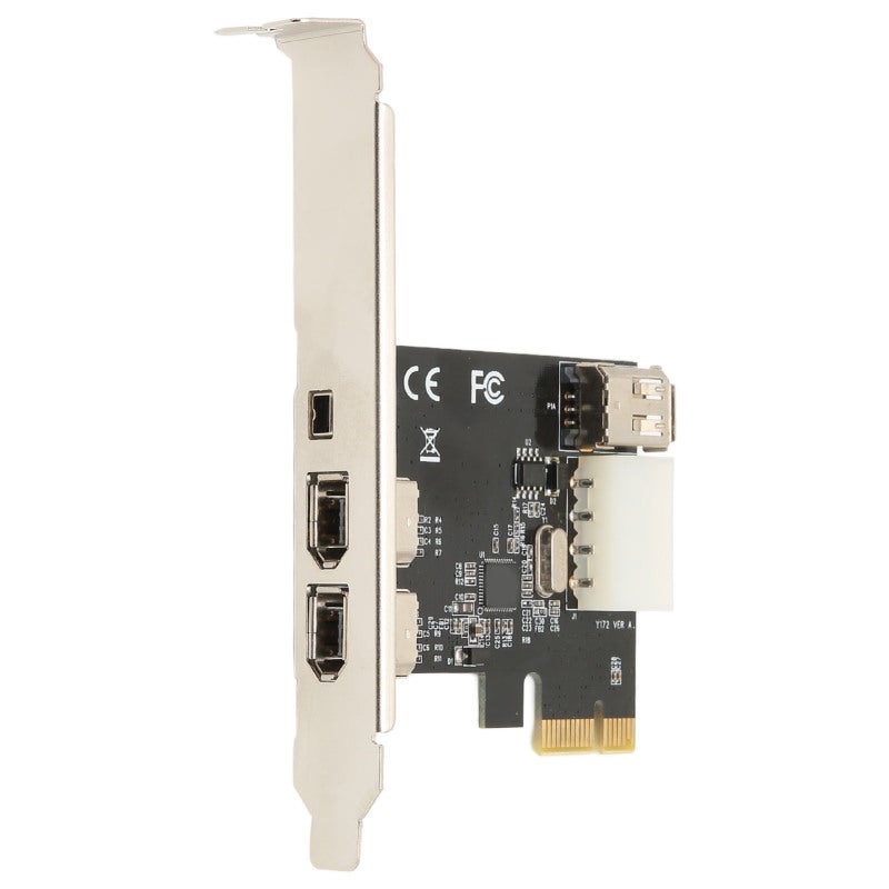 Pcie Firewire 1394A Card: 4 Ports (3X 6Pin 1X 4Pin) - 400Mbps High Speed Plug And Play for Win Pcs Servers Industrial Equipment - Image 3
