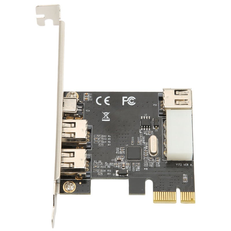 Pcie Firewire 1394A Card: 4 Ports (3X 6Pin 1X 4Pin) - 400Mbps High Speed Plug And Play for Win Pcs Servers Industrial Equipment - Image 4