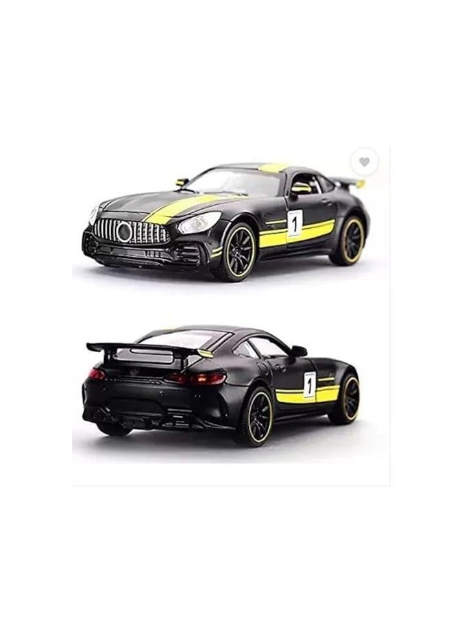 نموذج سيارة مرسيدس AMG GT مصنوع من خليط معدني ساخن مقاس 1:32 ألعاب سيارات معدنية للأطفال - Image 1