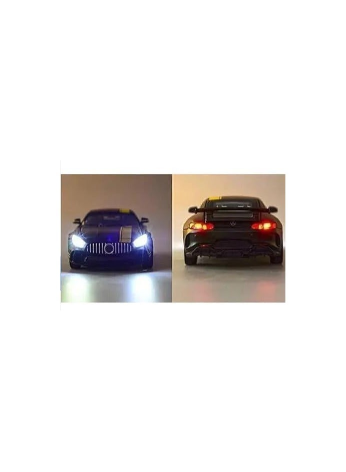 نموذج سيارة مرسيدس AMG GT مصنوع من خليط معدني ساخن مقاس 1:32 ألعاب سيارات معدنية للأطفال - Image 2