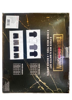 TRUE RELIGION TRUE RELIGION value Pack - 4x Crew Neck + 4x Boxer Briefs  (8 Pieces)  - Image 1