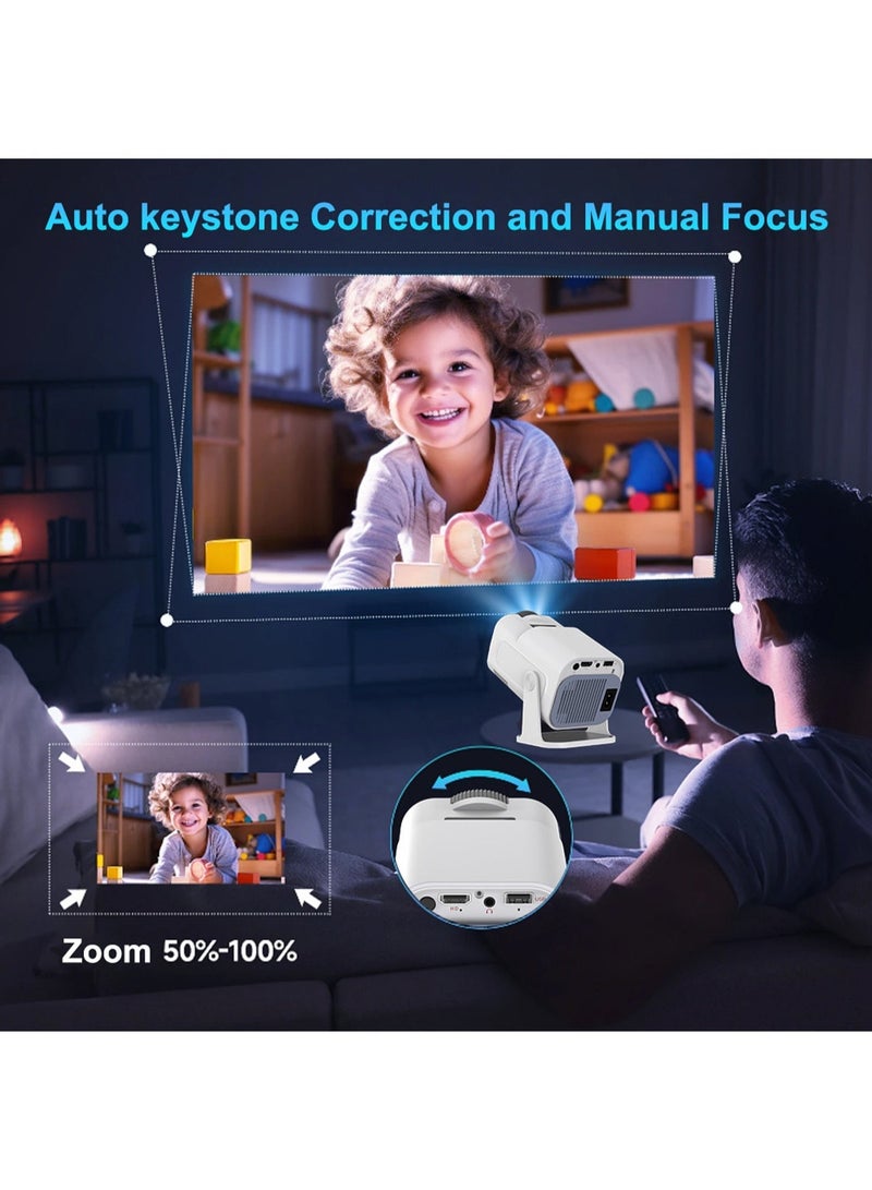 Mi VAZA Portable HD Projector - Support 4K - Smart Projector with 5G Dual-band Wifi and Bluetooth 5.0 - Mobile Home Theater - Compatible With Android/iOS/Windows/TV Stick/HDMI/USB - Image 3