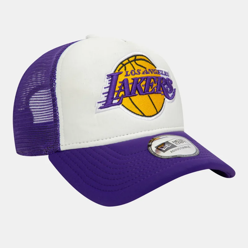 NEW ERA Men's NBA Los Angeles Lakers Flower 9FORTY Trucker Cap