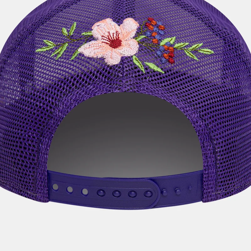 NEW ERA Men's NBA Los Angeles Lakers Flower 9FORTY Trucker Cap