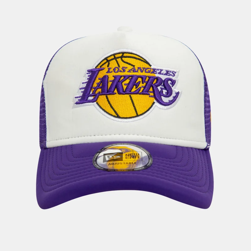 NEW ERA Men's NBA Los Angeles Lakers Flower 9FORTY Trucker Cap