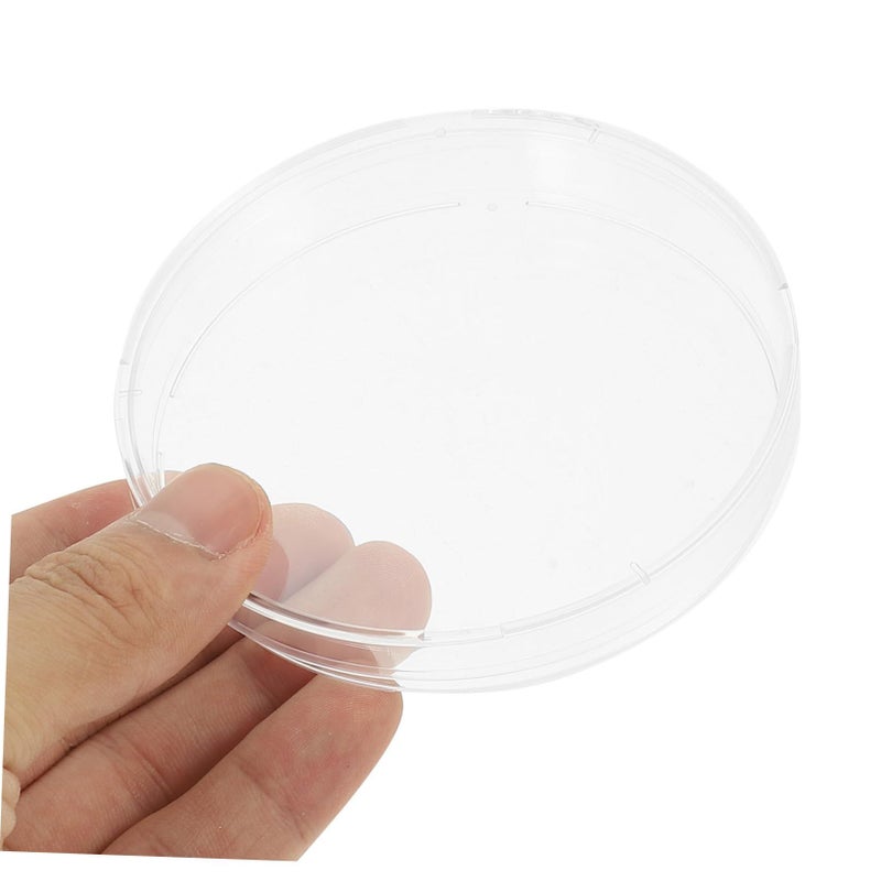 20 Pcs Clear Agar Petri Dishes With Lids For Cell Culture Laboratory Research - Image 4