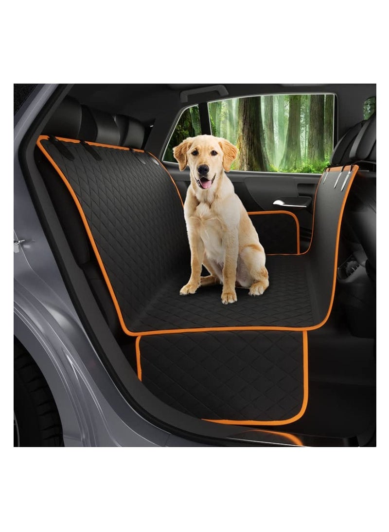 Dog Car Seat Cover, 145x137cm Waterproof Scratchproof Nonslip Hammock with Side Protection, Durable Universal Car Boot Liner for Cars, Trucks & SUVs - Image 1