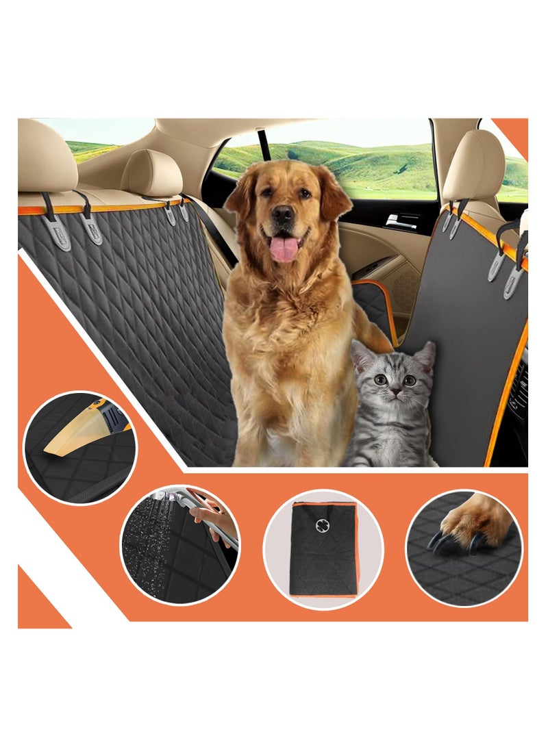 Dog Car Seat Cover, 145x137cm Waterproof Scratchproof Nonslip Hammock with Side Protection, Durable Universal Car Boot Liner for Cars, Trucks & SUVs - Image 2