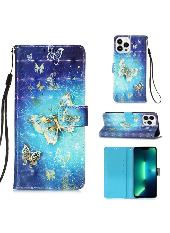 اس-توب جراب لهاتف iPhone 15 Pro Max مصنوع من الجلد بتصميم أفقي ثلاثي الأبعاد - Image 1