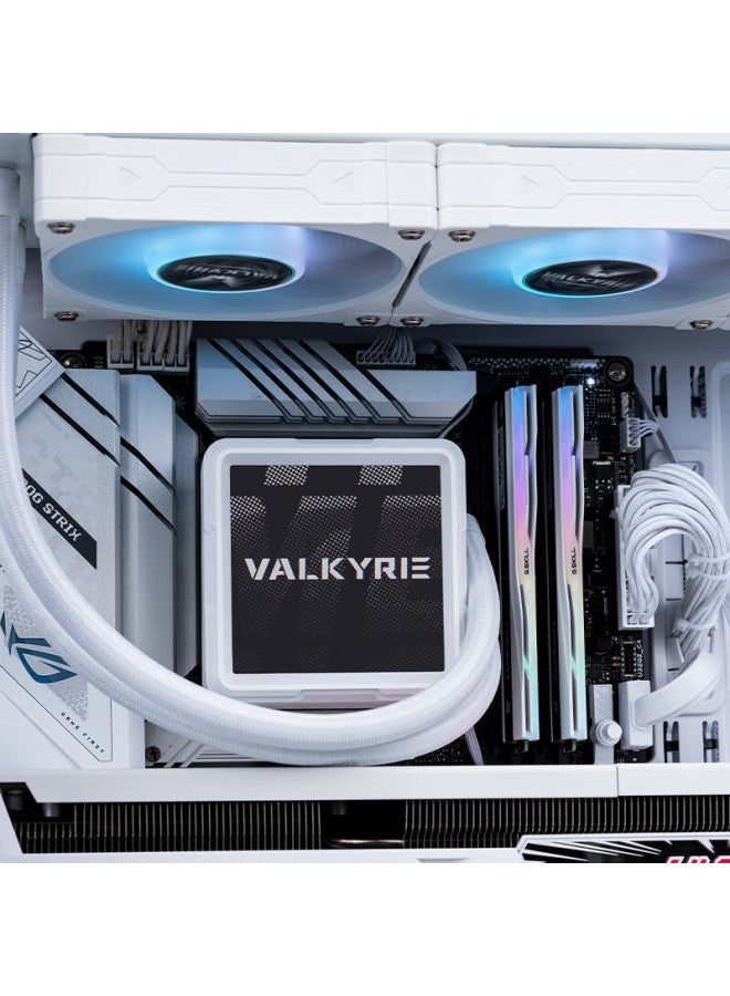 Valkyrie B360-gt-w Vk All-in-one Cpu Liquid Cooler 3.95-inch Ips Lcd Display Multi-platform Support Argb Lighting Effects One-line Ventilation Fan - Image 3