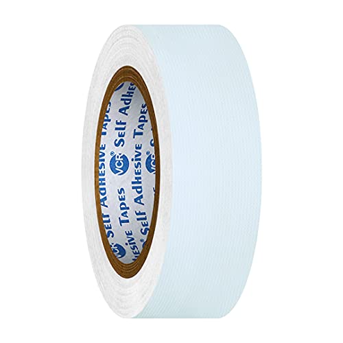 VCR White Duct Tape - 18 Meters in Length 24mm / 1" Width - 1 Roll Per Pack - Strong Book Binding Tape - Waterproof Heavy Duty Duct Tape - Image 3