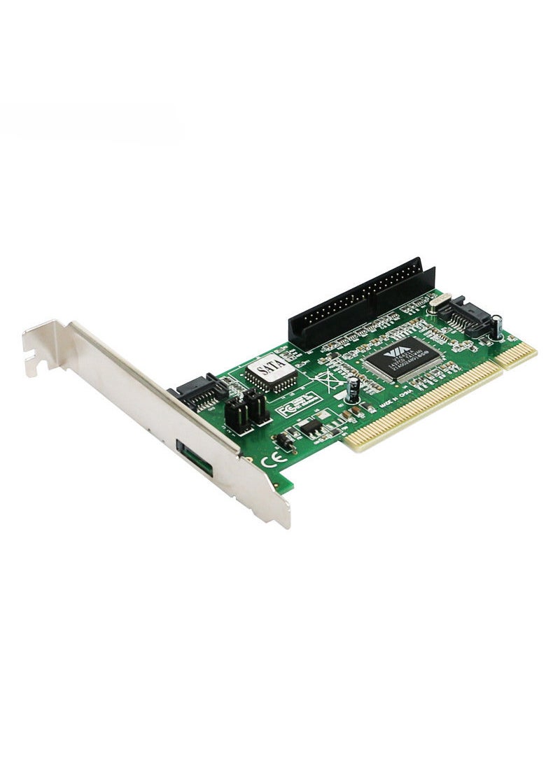 Generic - Hard Disk Transfer Card Expansion Card VIA6421 PCI to SATA ESATA Card PCI to IDE DesktopSection B Section B - Image 1