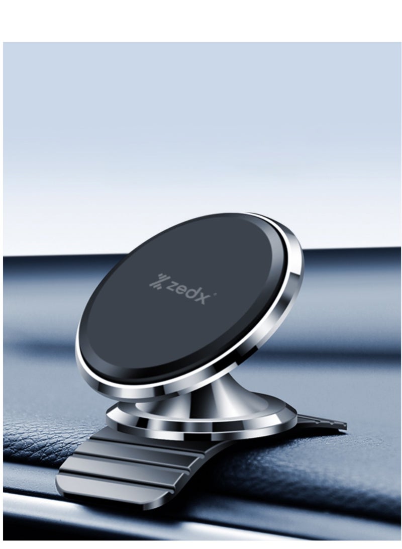 ZEDX ZD360 High Quality Magnetic Car Phone Holder Fast Adsorption Holder Car Stand Mount - Image 1