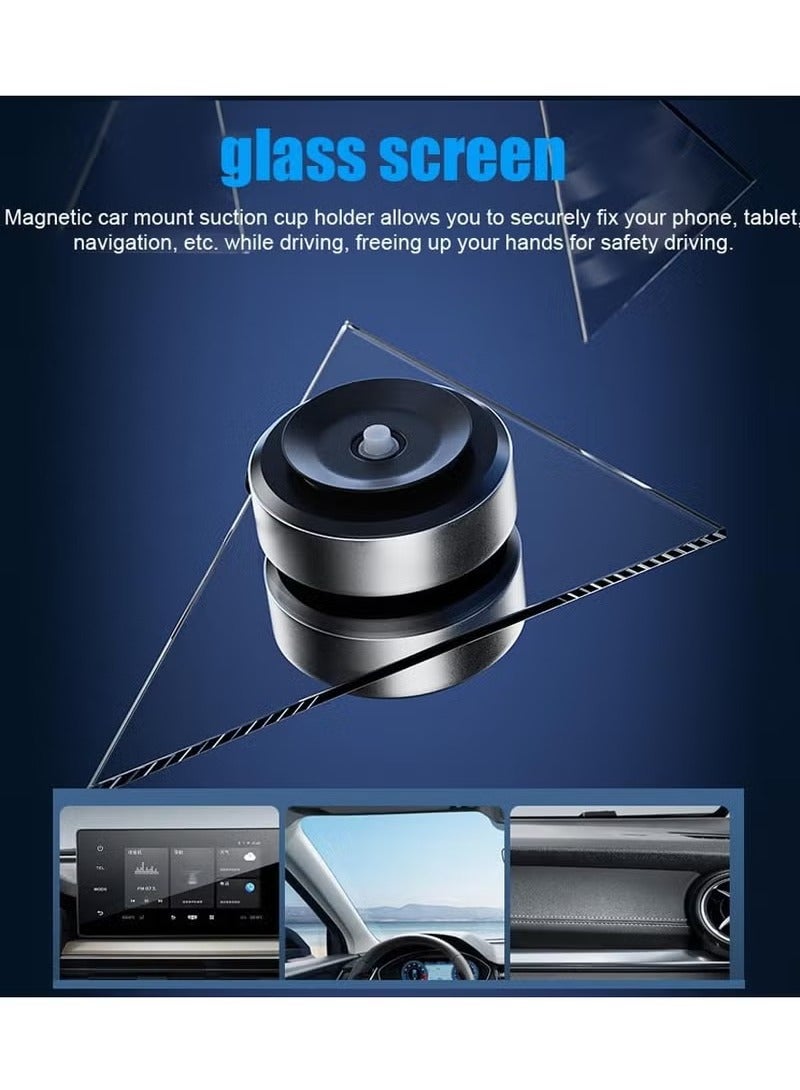 Concretization Magnetic Car Phone Holder with Suction Cup, Easy and Secure Phone Holder that Snaps Anywhere - Image 4