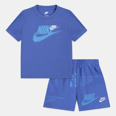 Nike Kids' Club Brand Energy T-Shirt and Shorts Set