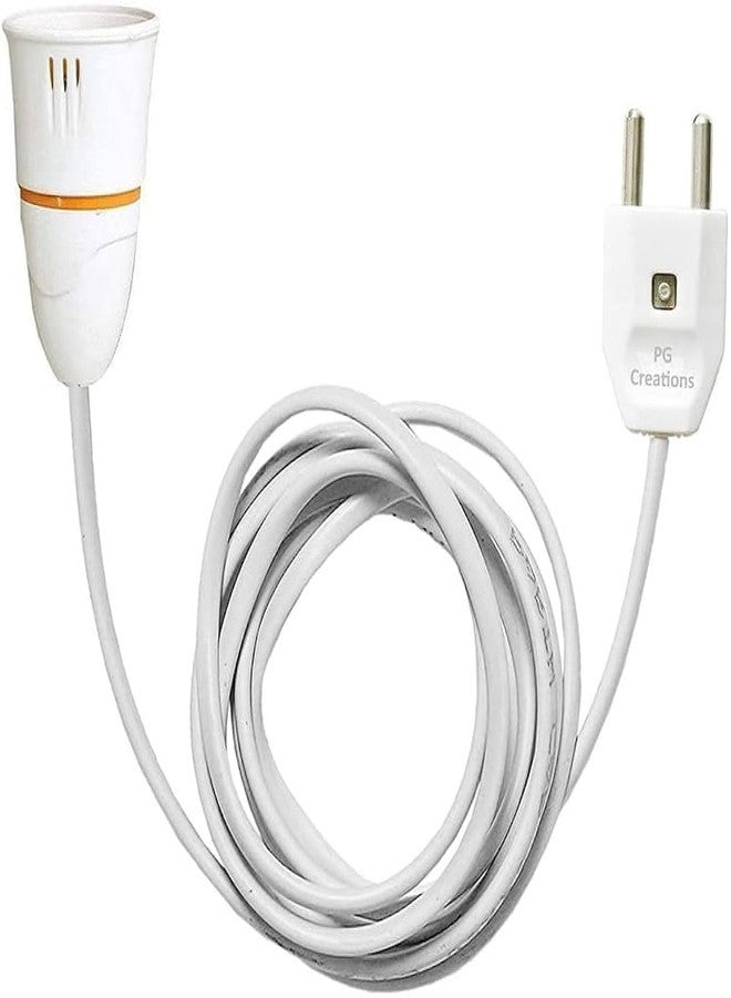 SEER Bulb Holder with Plug socket, Bulb Holder with Flexible Wire & 2-Pin Plug for Multipurpose for Festive Decorations - Image 2