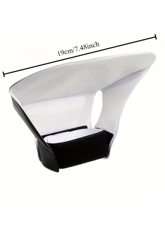 Black DSLR Camera Photo Flash Diffuser Soft Light Cover Reflective Shovel - Image 3