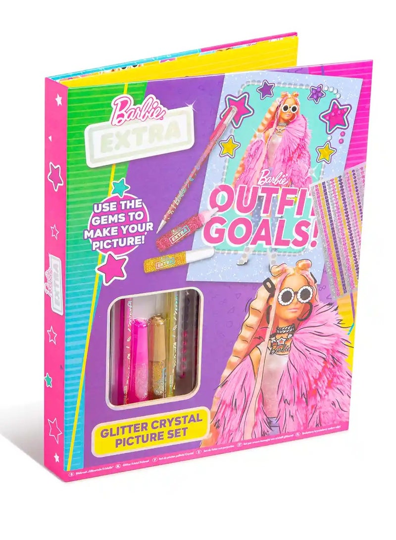 Barbie Extra Glitter Crystal Picture Set - Image 1