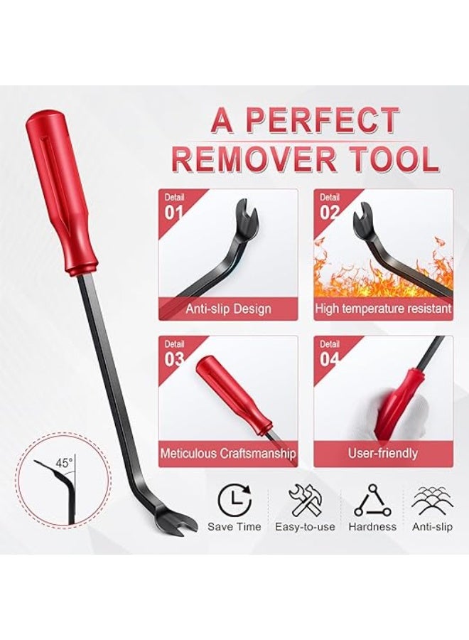 5 قطعة السيارات تقليم أداة إزالة الصواميل كيت لا خدش البلاستيك حدق أداة كيت - الداخلية الباب لوحة كليب السحابة إزالة مجموعة ل سيارة داش راديو الصوت المثبت الأزرق - Image 4