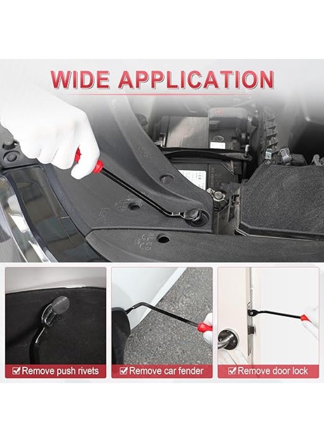 5 قطعة السيارات تقليم أداة إزالة الصواميل كيت لا خدش البلاستيك حدق أداة كيت - الداخلية الباب لوحة كليب السحابة إزالة مجموعة ل سيارة داش راديو الصوت المثبت الأزرق - Image 5