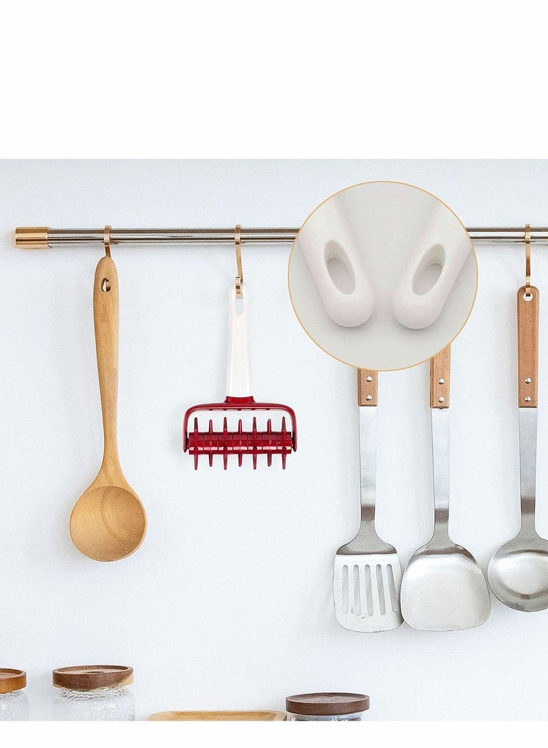 SYOSI 2 Pieces Pizza Dough Roller and Docker Set, Pastry Pizza Pie Roller Rolling Pins and Time-Saver Pizza Dough Docker - Image 5