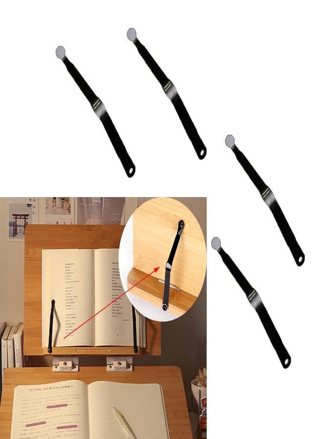 UtySty 6 Pack Book Stand Page Clip Holder Press Torsion Spring Replacement Repair Parts for Reading Bamboo Tray Cookbook Music Book Frame Rest Desktop Ricer - Image 5
