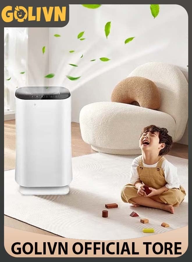 Air Purifiers for Bedroom Up to 40 m², Anion Air Purifier HEPA Filter for Pollen Dander Hair Smell, low noise (25dB)  - Image 1