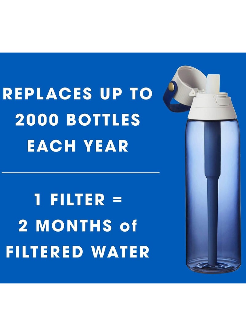 SYOSI Replacement Filters for Brita Water Bottles, 4 Pcs SYOSI Outdoor Water Filter Bottle Carbon Stick Filter Element, for Various Portable Water Bottles, for Brita Hard-Sided Bottles & Sport Bottles  - Image 3