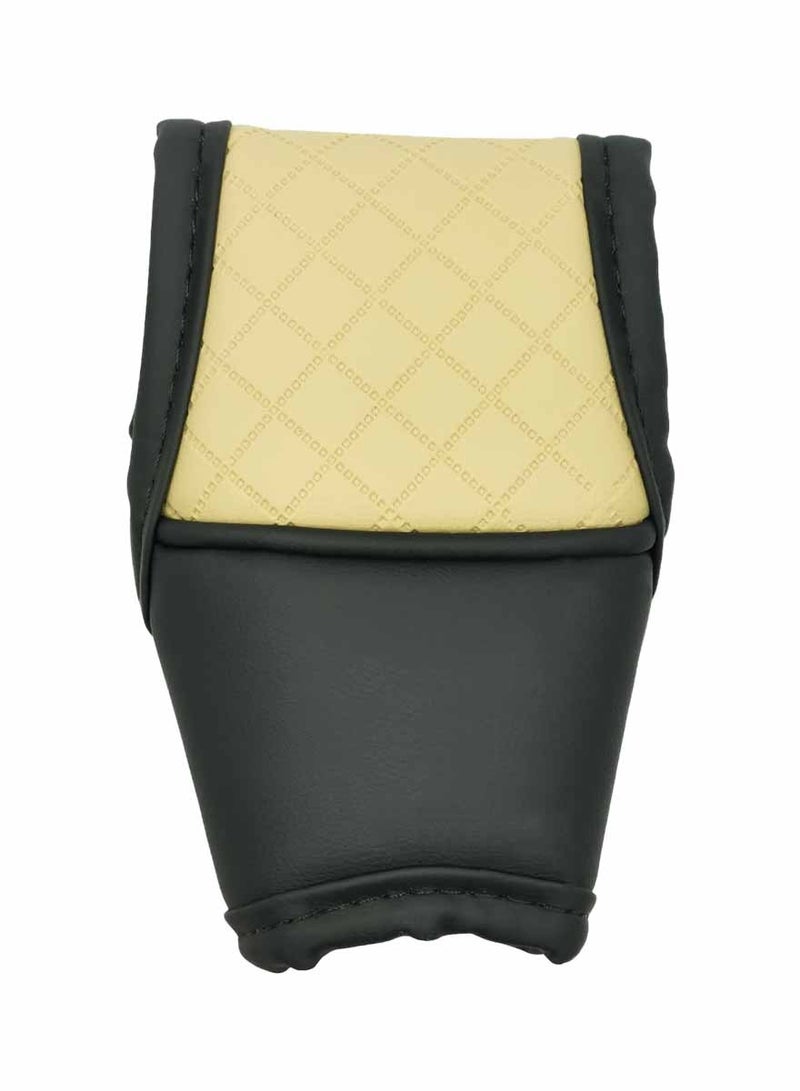 Roca High Grade PU Leather For Automatic Car Gear Shift knob Cover Premium Quality Gear knob Cover - Image 2