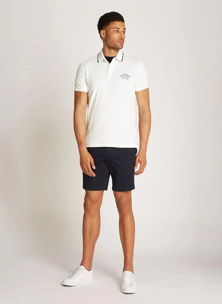 تومي هيلفيغر Graphic Short Sleeve Polo Shirt