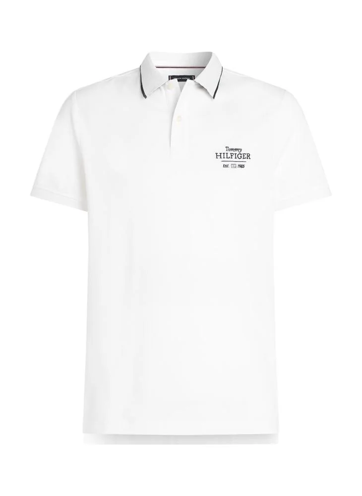 تومي هيلفيغر Graphic Short Sleeve Polo Shirt