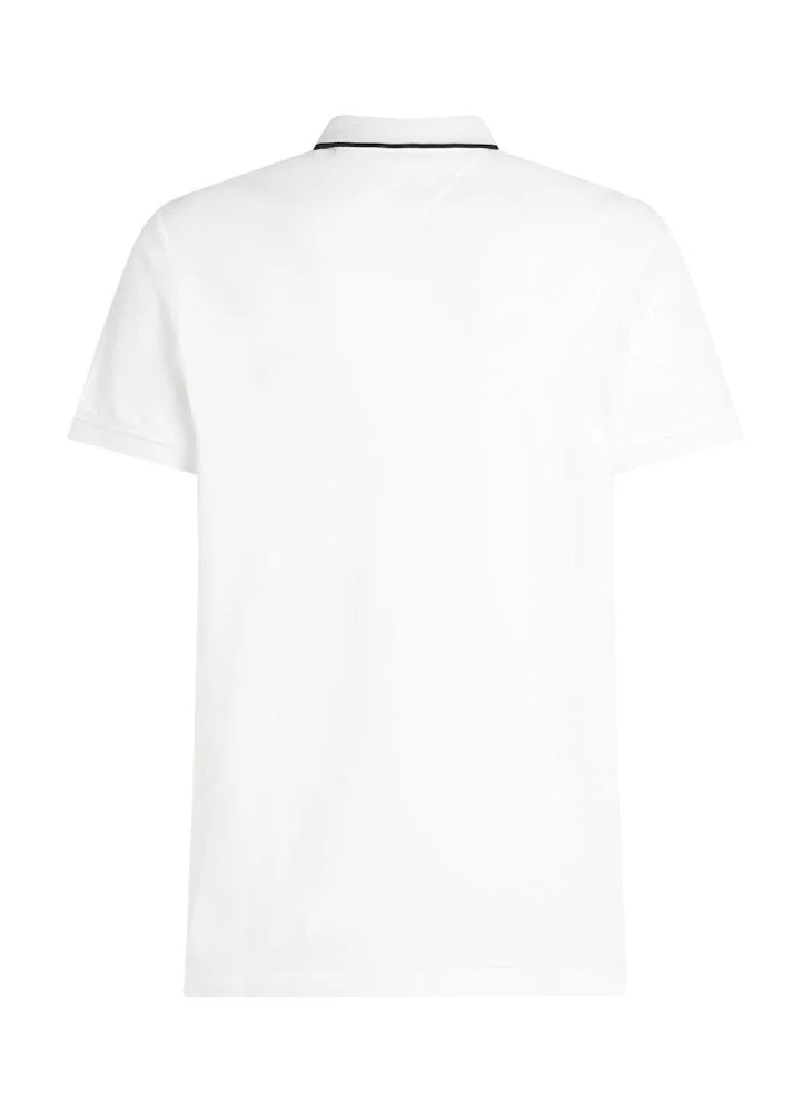 تومي هيلفيغر Graphic Short Sleeve Polo Shirt