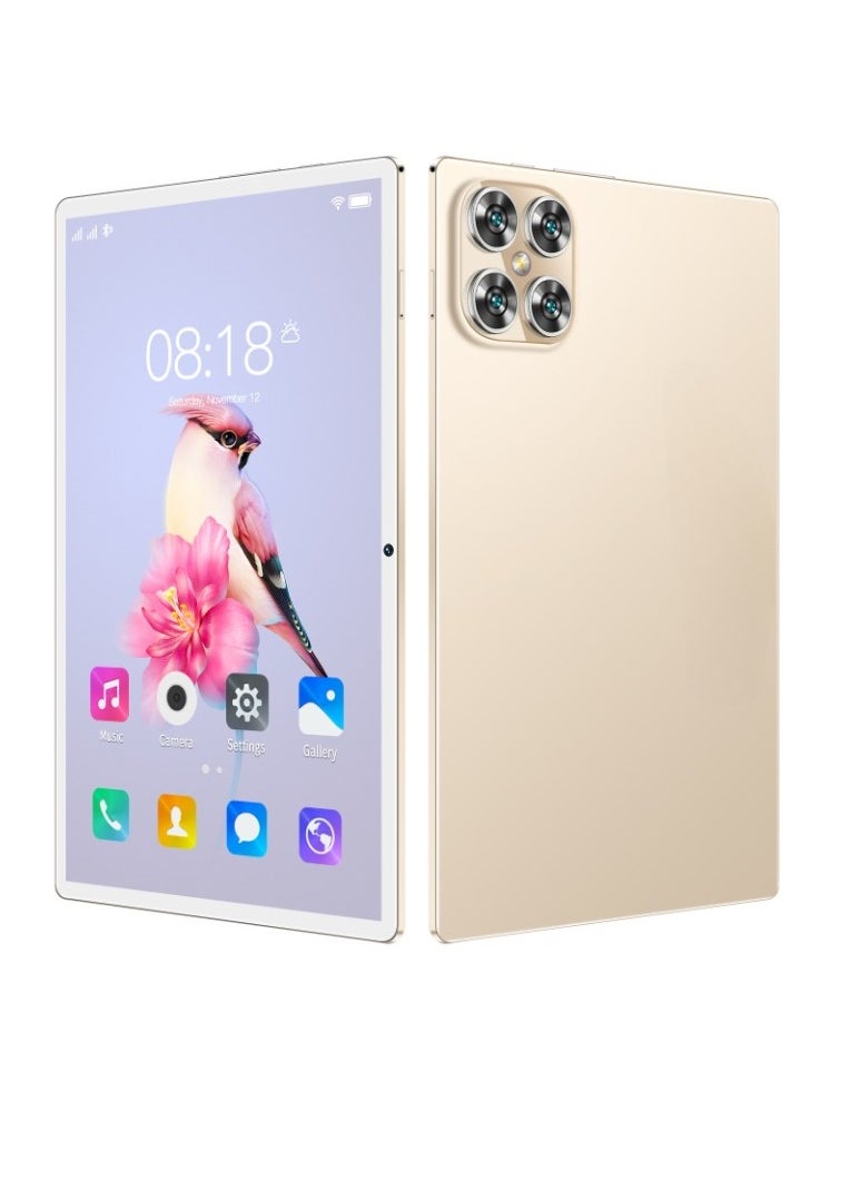 AROAQ K11 Android Tablet, 10 Inch HD Touch Screen Portable Touch Pad, 5G Network Bluetooth Dual Camera Mobile Phone Tablet With Dual Sim Card Slots, (1pc, Beige)  - Image 1